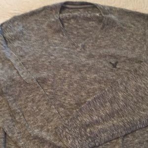 American Eagle Men's Cotton Slub Knit Sweater